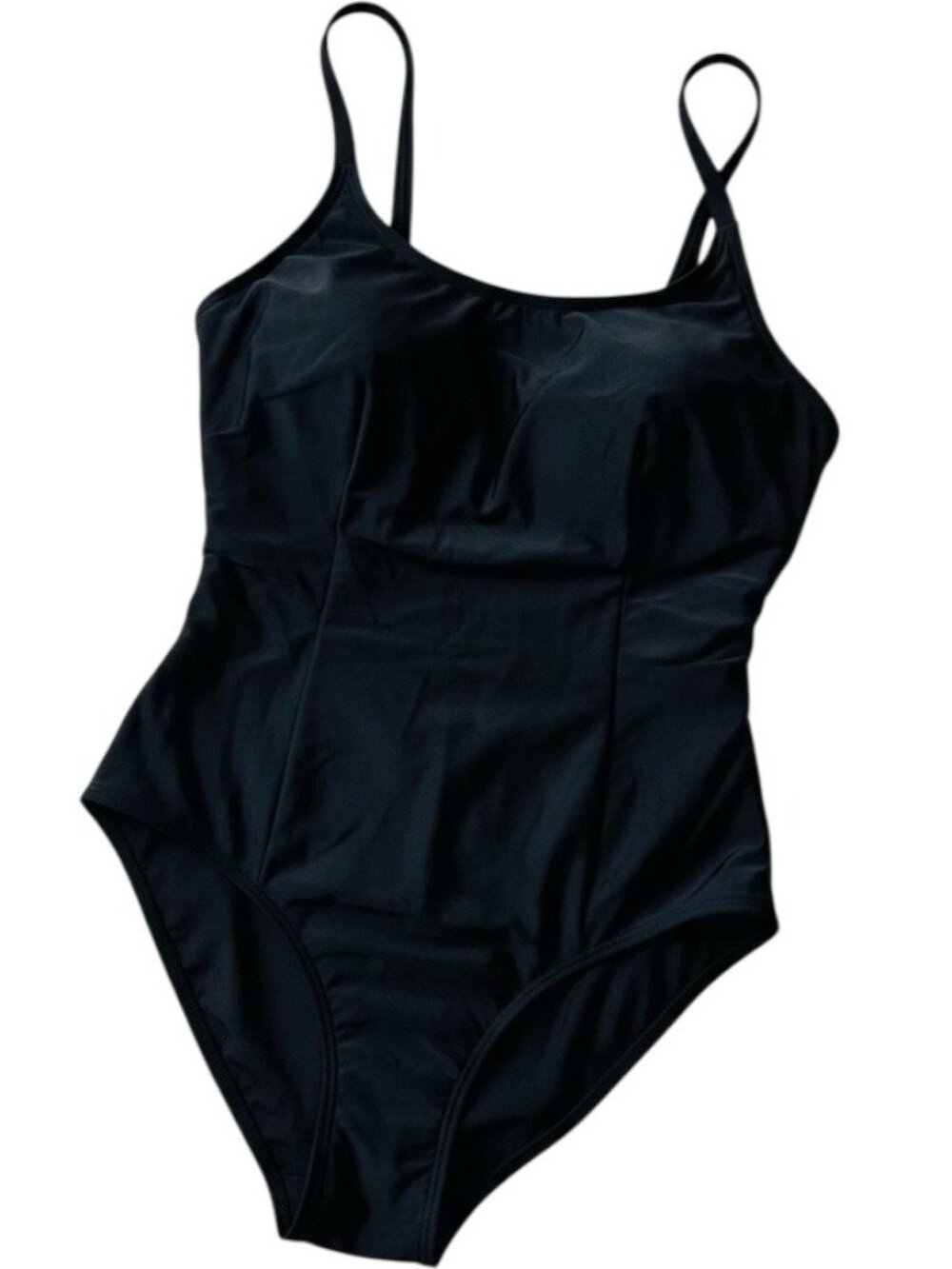 Nicole Miller Studio Black One Piece Swimsuit Women’s Size Large - Picture 2 of 4